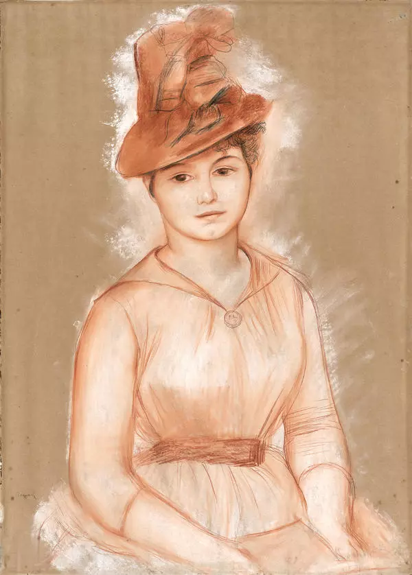 The Girl Wearing a Hat 
