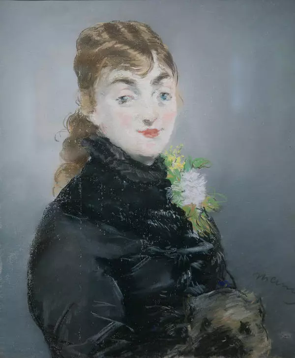 Портрет Мэри Лоран с моськой