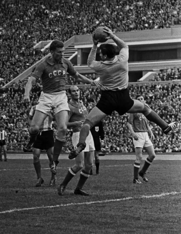 Argentina-USSR friendly match