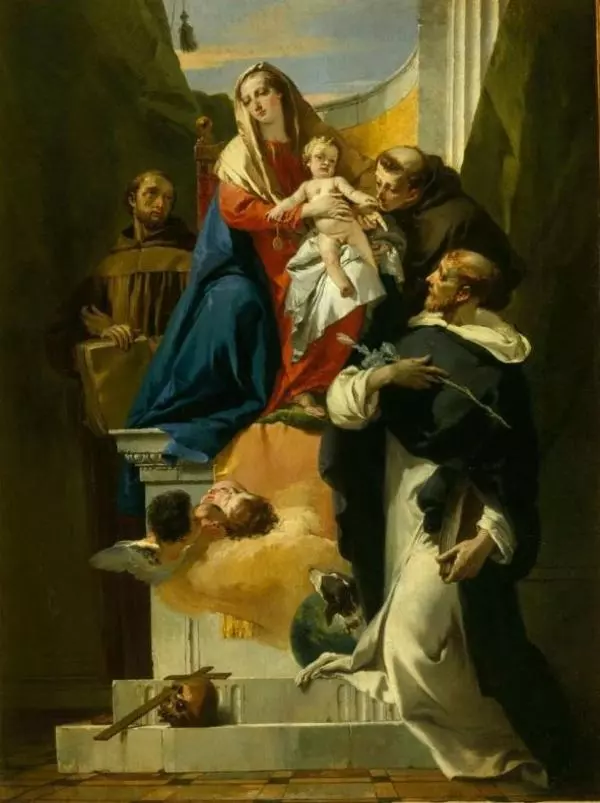 Мадонна со святыми Людовиком Тулузским