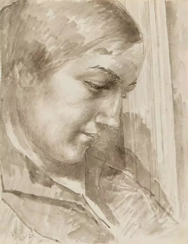 Портрет М.Ф. Петровой-Водкиной (1925)