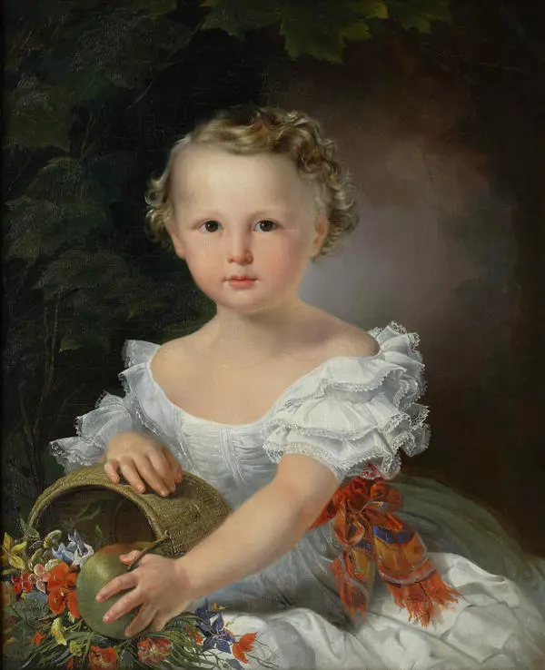 Портрет Николая Павловича Кривцова в детстве