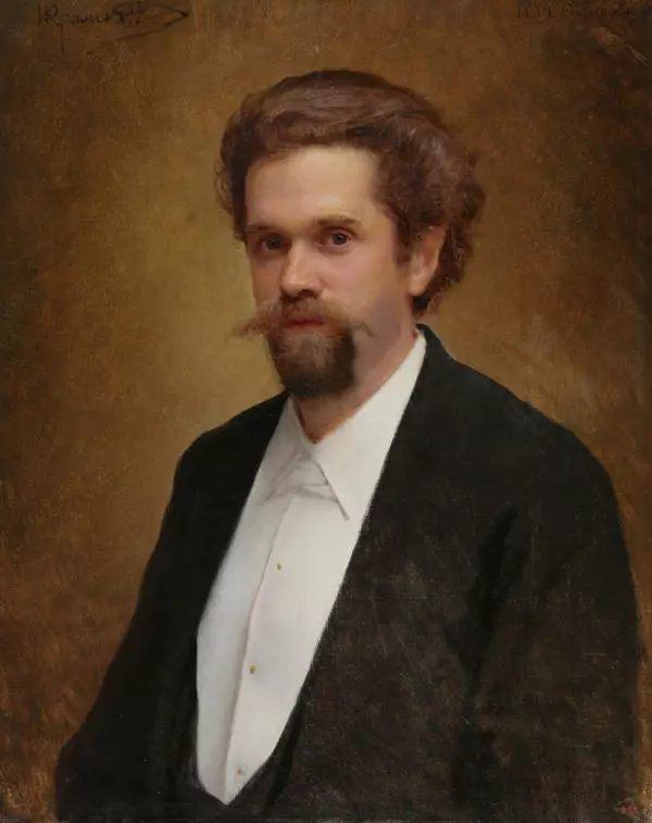 Portrait of cellist Sergei Morozov
