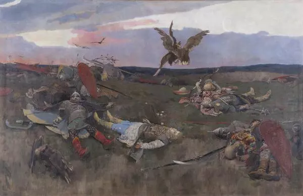 After Prince Igor`s Battle with the Polovtsians