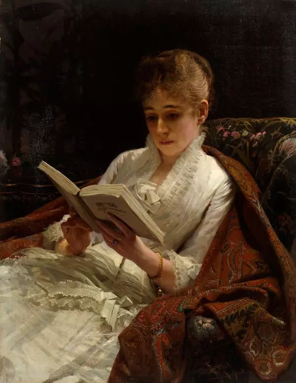 Kramskoy I.N. The Portrait of a Woman (L.G. Ginzburg ?). 1881