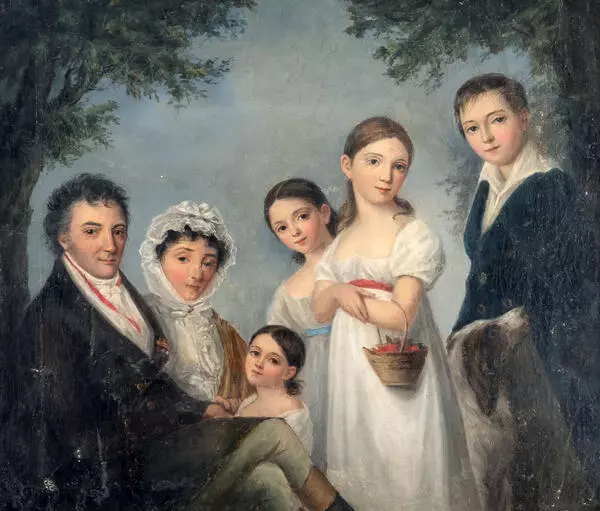 Portrait of the Engelhardt family 
