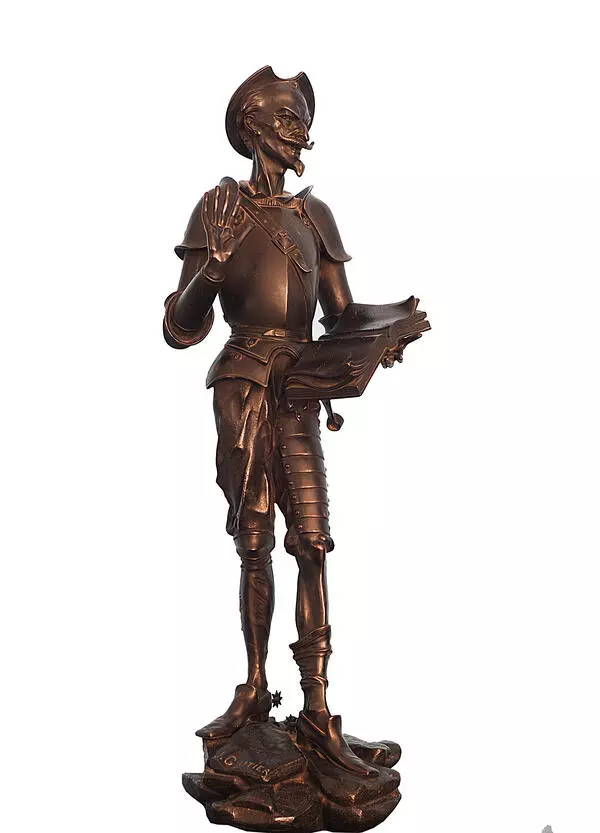 Don Quixote cabinet sculpture