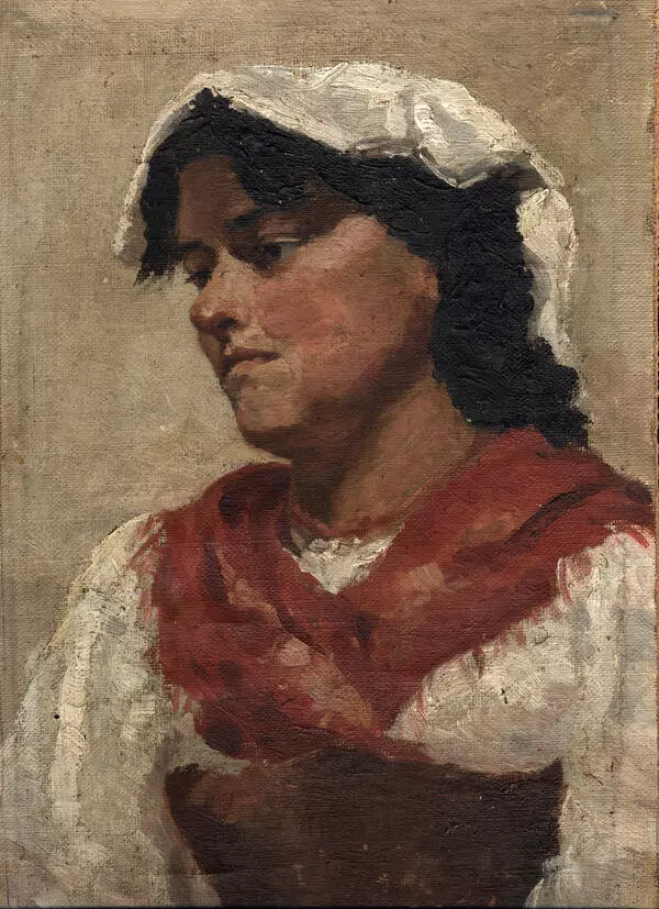 Portrait of an Italian woman