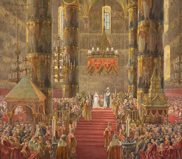 Коронация императора Александра III в Успенском 