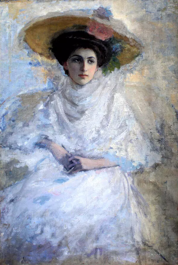 Lady in White