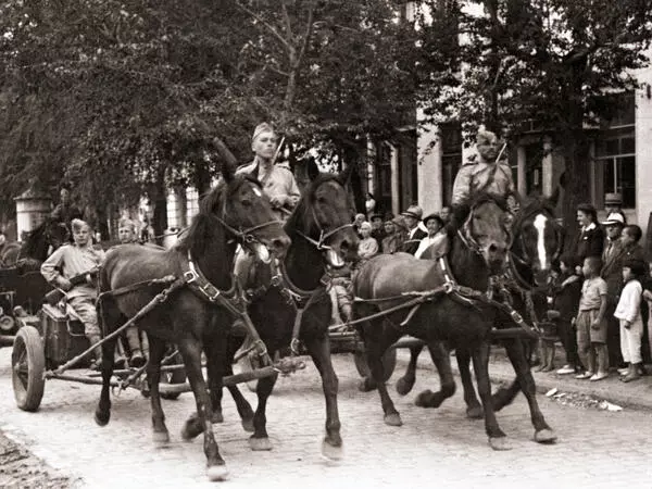 Красная армия входит в Харбин