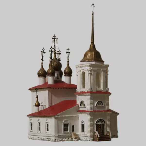 Макет Троицкой церкви