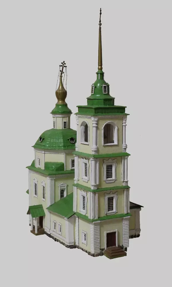 Макет Покровской церкви