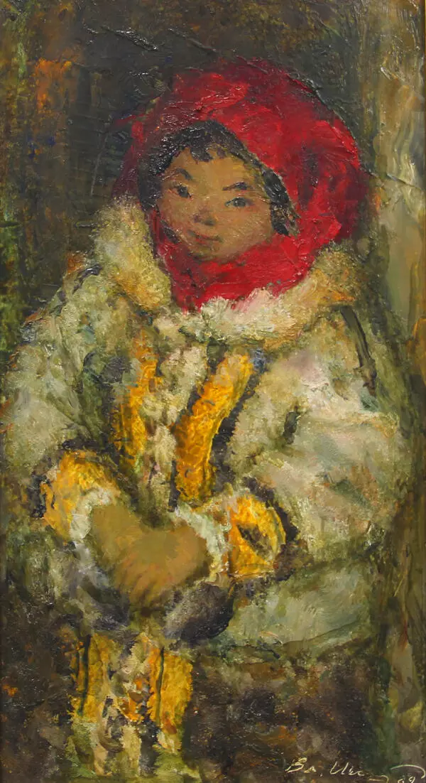 Girl in a Red Kerchief  