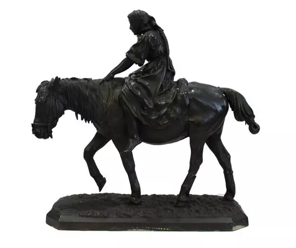 Peasant Woman on Horseback