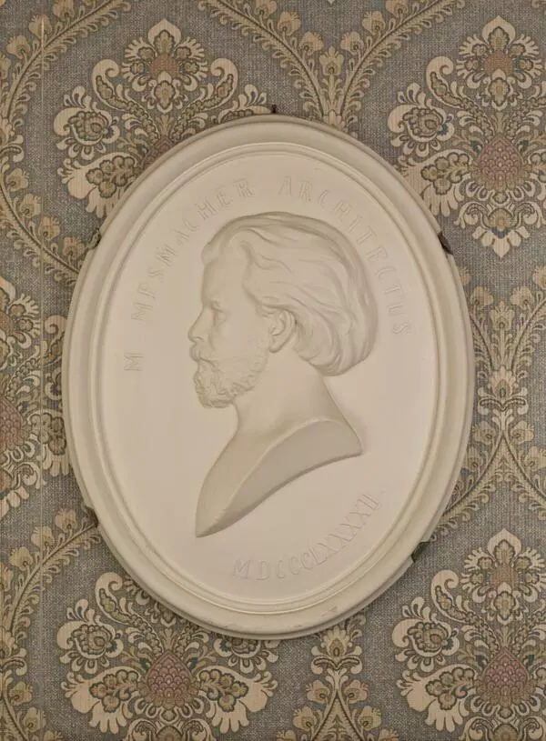 Bas-relief portrait of Maximilian Messmacher