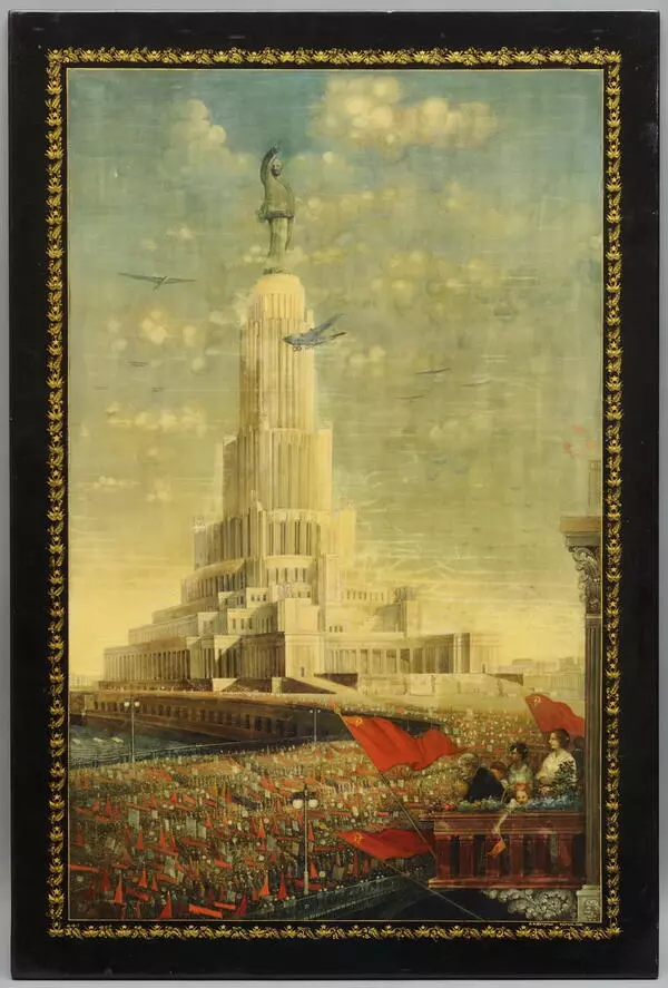 Plate “Palace of the Soviets”