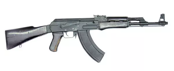 Cutaway AK-47 model