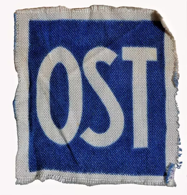 Знак-нашивка «OST»