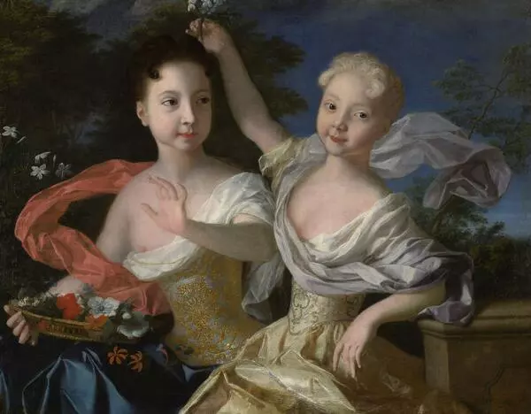 Портрет царевен Анны и Елизаветы
