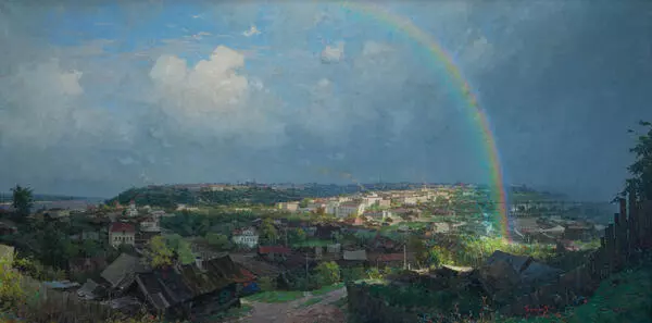 Rainbow Over the City