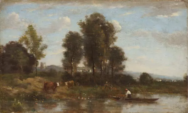 Пейзаж с рекой