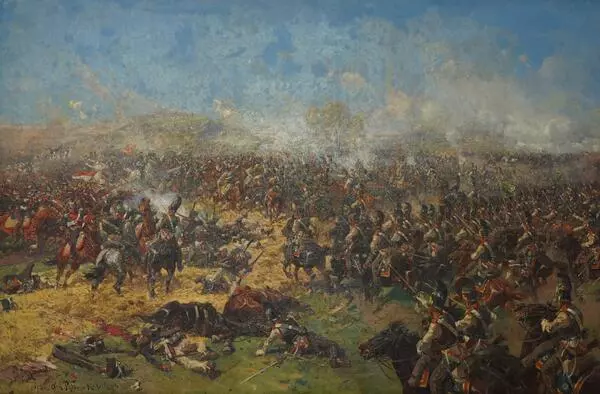 Сражение при Бородино. Третья атака французов