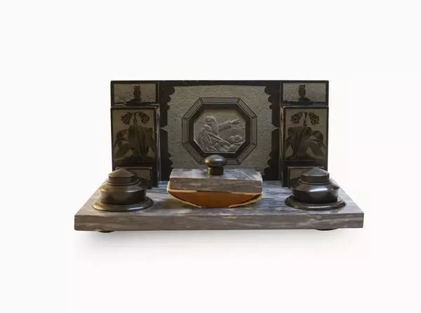 Inkstand inspired by Pavel Bazhov tales