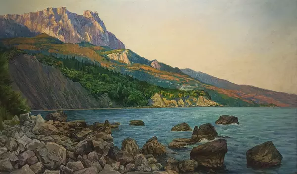 Вечер в Алупке. Берег