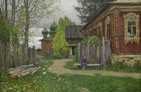 Сельский дворик