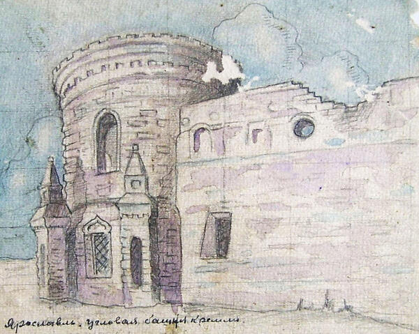 Ярославль. Угловая башня кремля