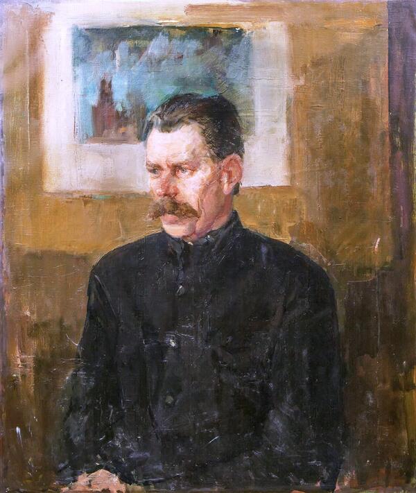 Maxim Gorky, study portrait