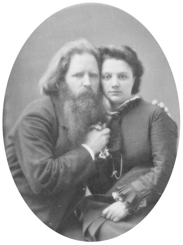 Self-portrait with His Wife Olga Grigoryevna