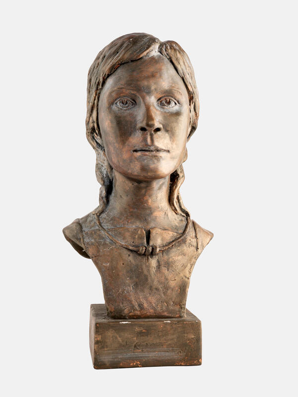 Bust of a woman. Kizilsky I burial ground