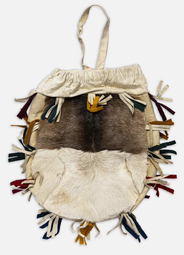 Deer forehead skin bag