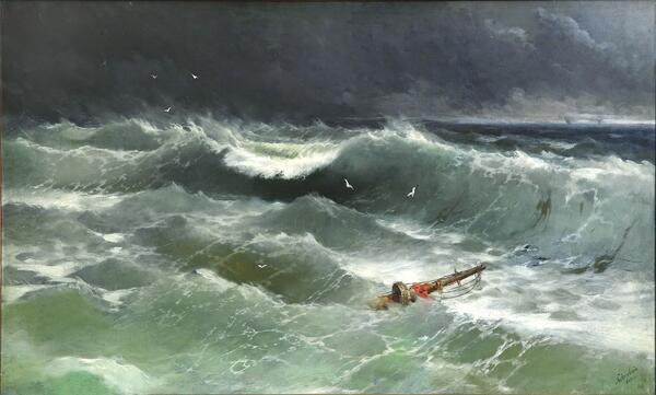 Буря на Азовском море в апреле 1886 года