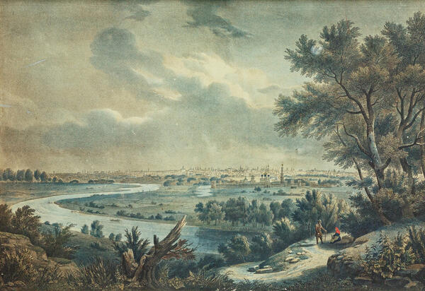 View of Moscow from Sparrow Hills