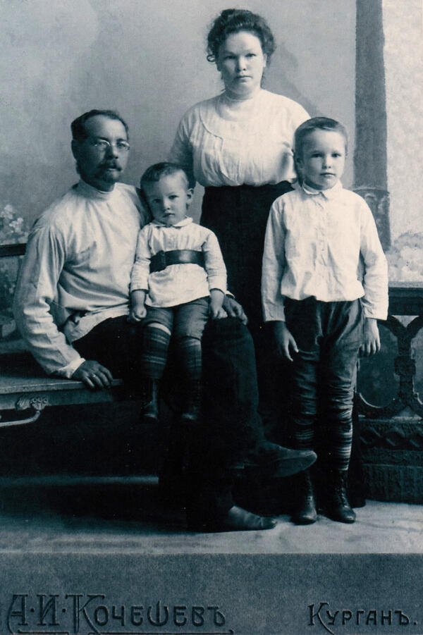 Photo of the Zadornov family