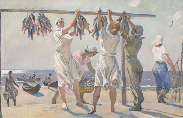 У моря