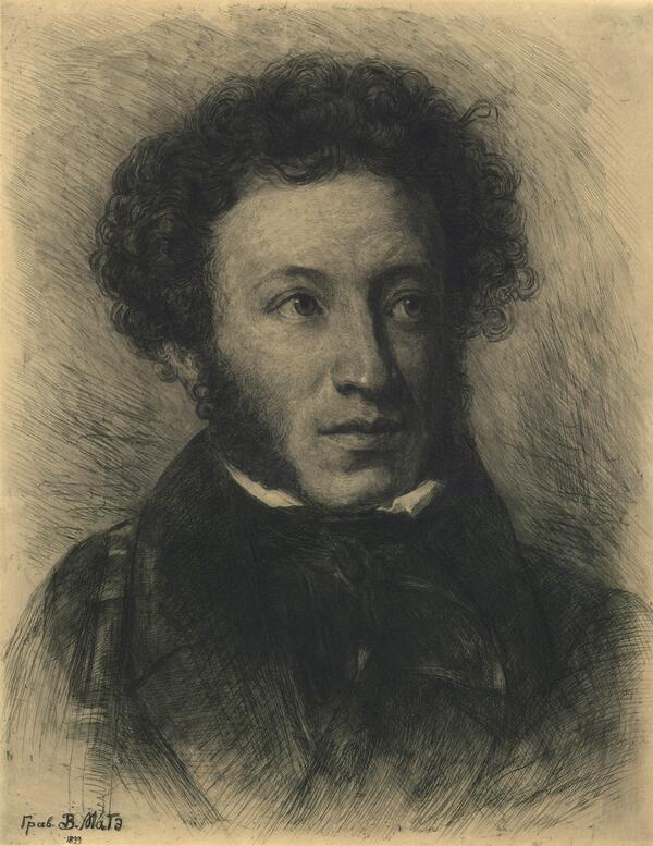 Portrait of Alexander Pushkin