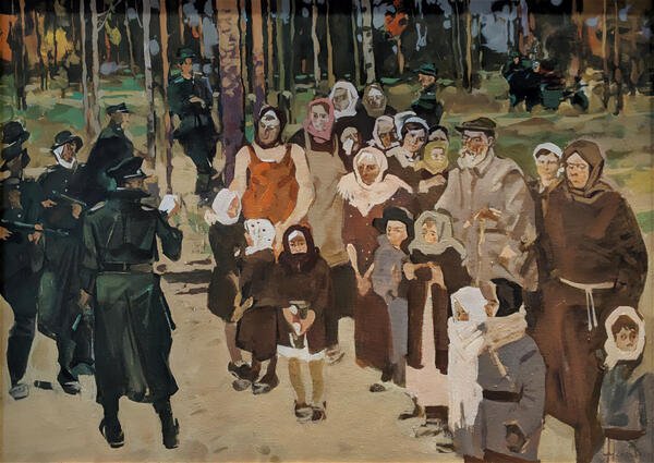 Хацунь. Перед расстрелом