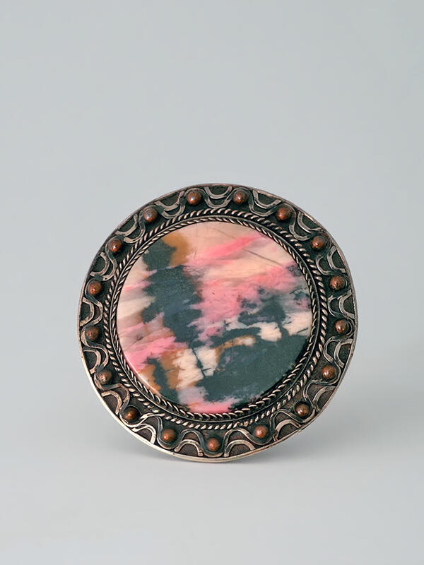 Brooch “Quiet Dawns”