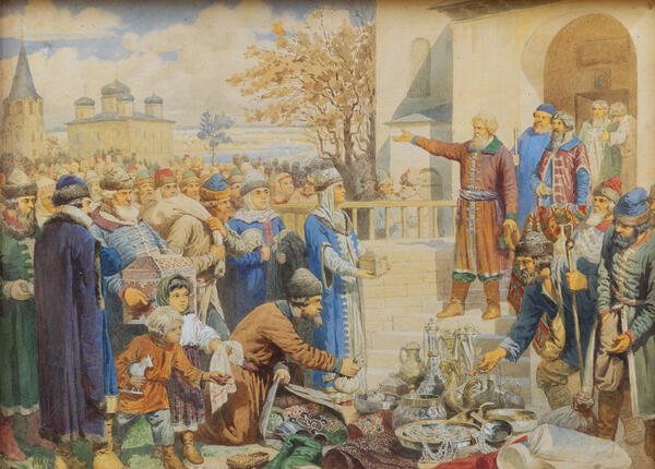Воззвание Козьмы Минина к нижегородцам 1611 год