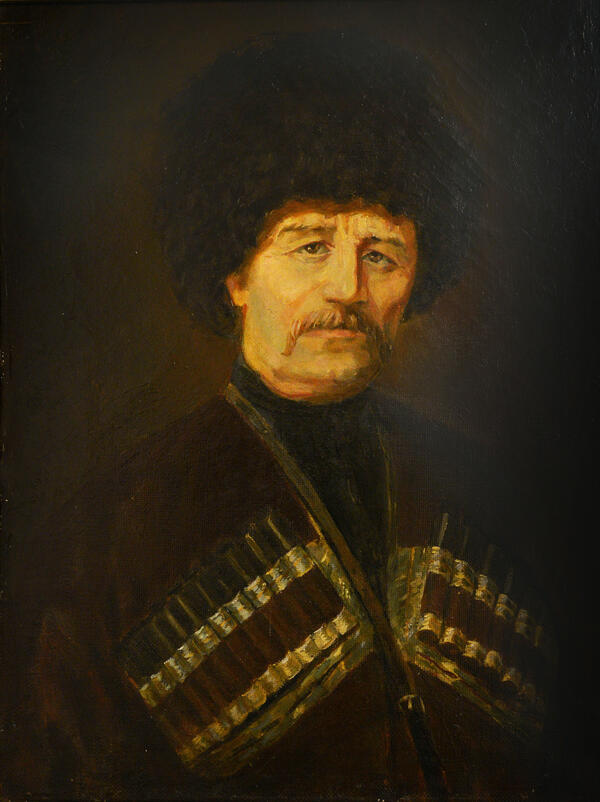 Portrait of Hussein Baev - Kosta Khetagurov. Подробное описание ...