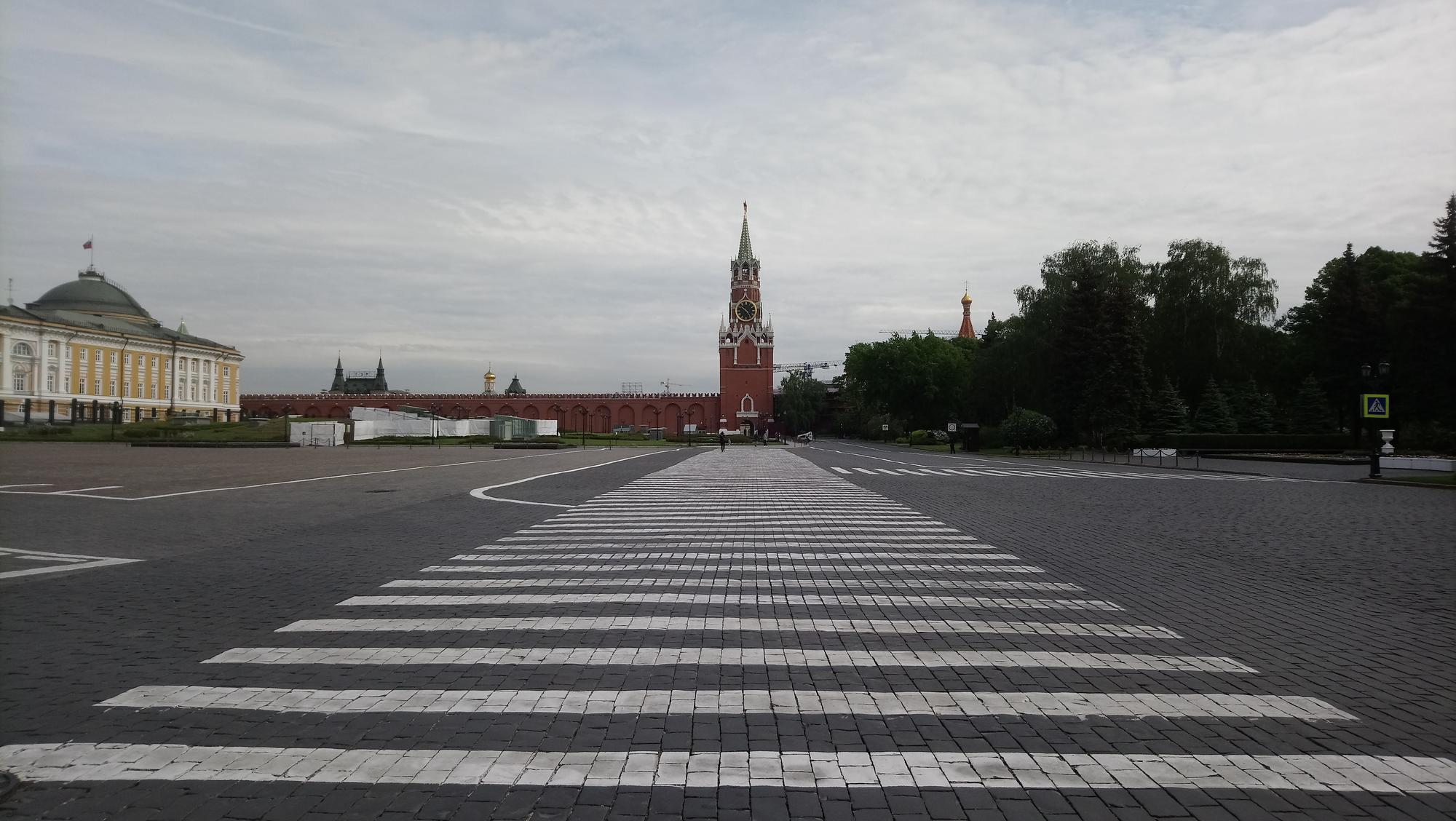 Вид Спасских ворот и окружностей их в Москве | Музей-панорама «Бородинская  битва»