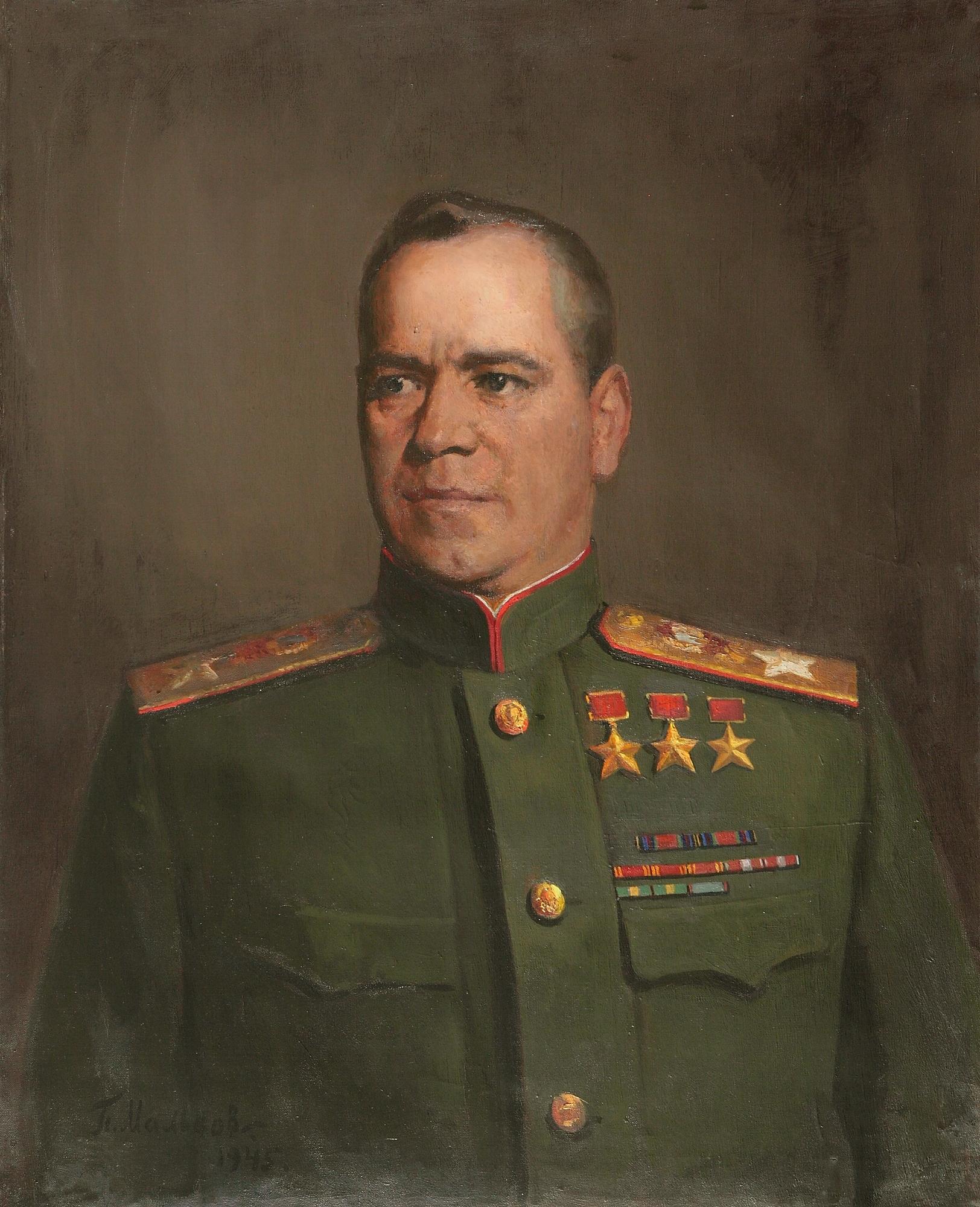 Сайт г жукова. Портрет Жукова Георгия Константиновича.