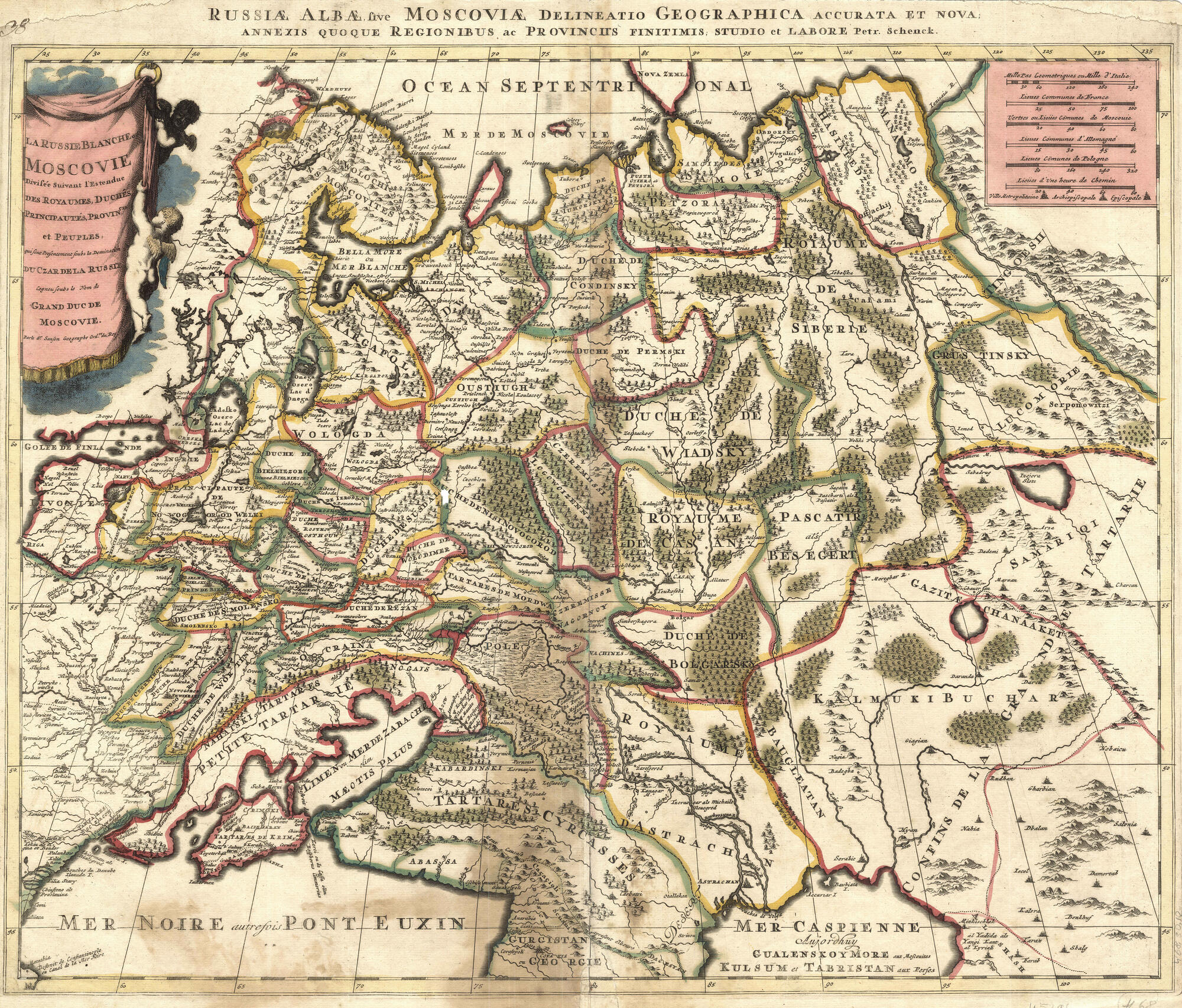 Мировая карта 1700 года