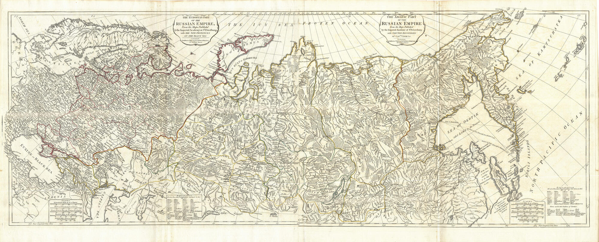 Карта российской империи 1905