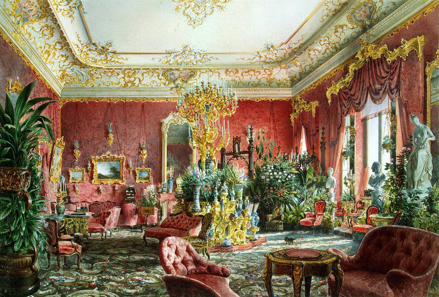 Inviting Interiors Wallpaper living room, Tuscan house, Interior design living r