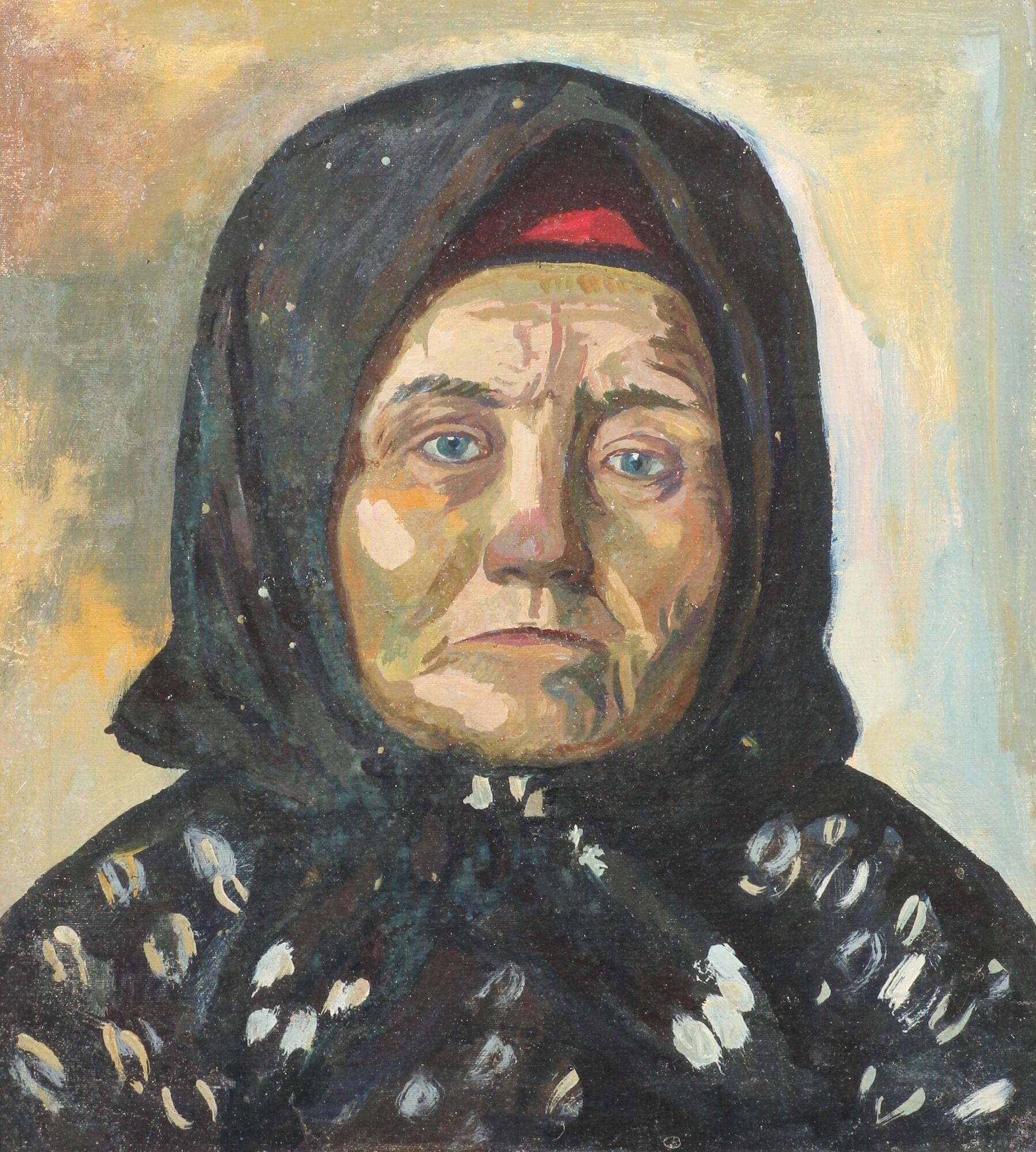 Портрет старушки Нестеров 1882